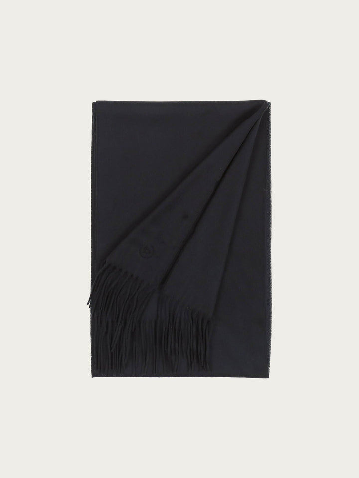 Cashminkschal mit gesticktem bugatti Logo