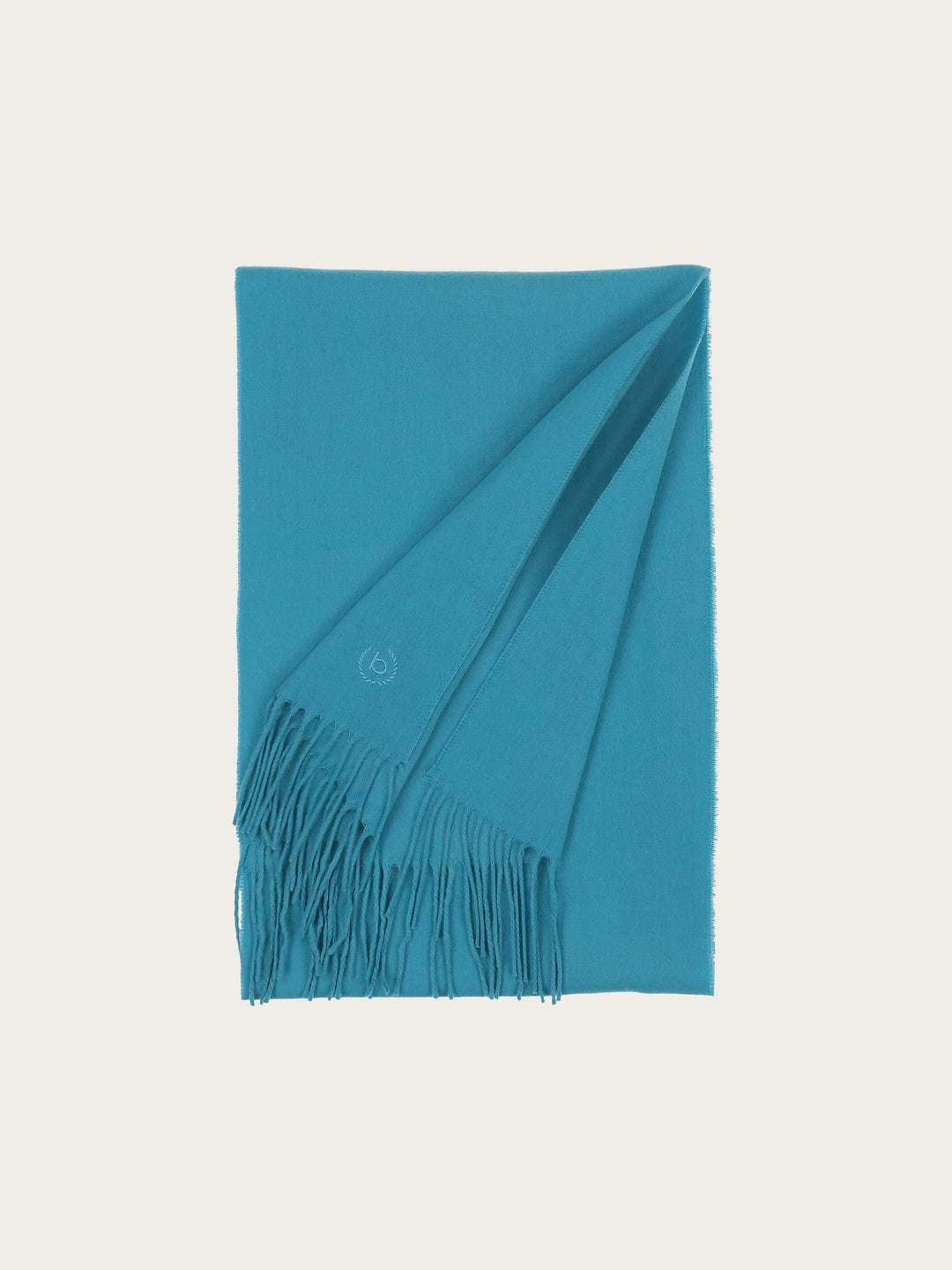 Cashminkschal mit gesticktem bugatti Logo