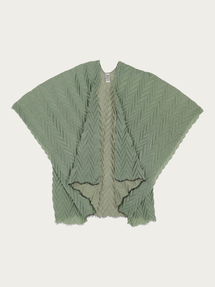 Plissierter Damen Poncho