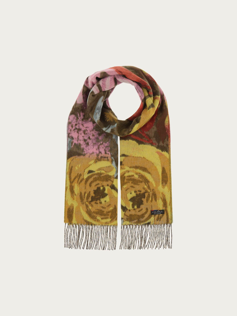 Cashmink-Schal mit romantischem Blumen-Design
