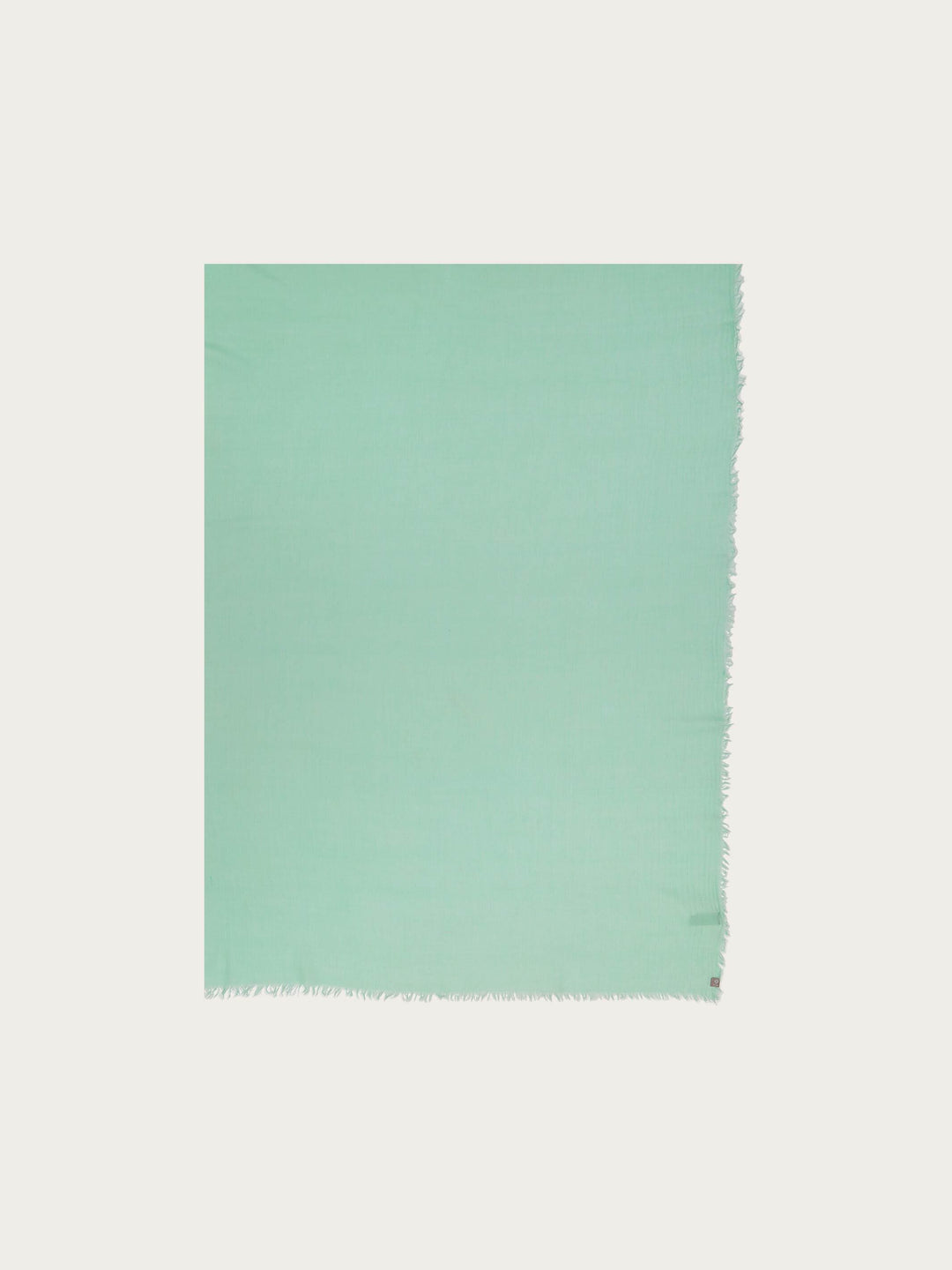 Einfarbige Stola in Seide-Wolle-Mischung