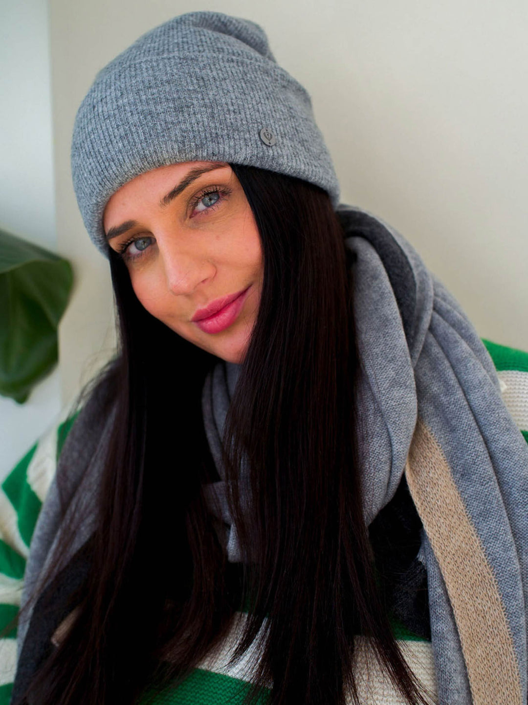 Sustainability Edition - Einfarbige Strickmütze