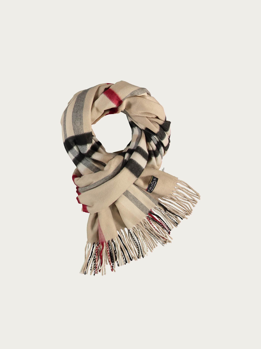 Breiter Cashmink-Schal mit FRAAS Plaid Karo