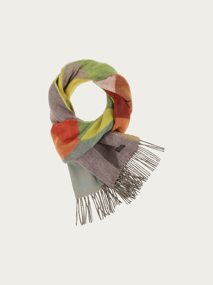 Cashmink-Schal mit geometrischem Design