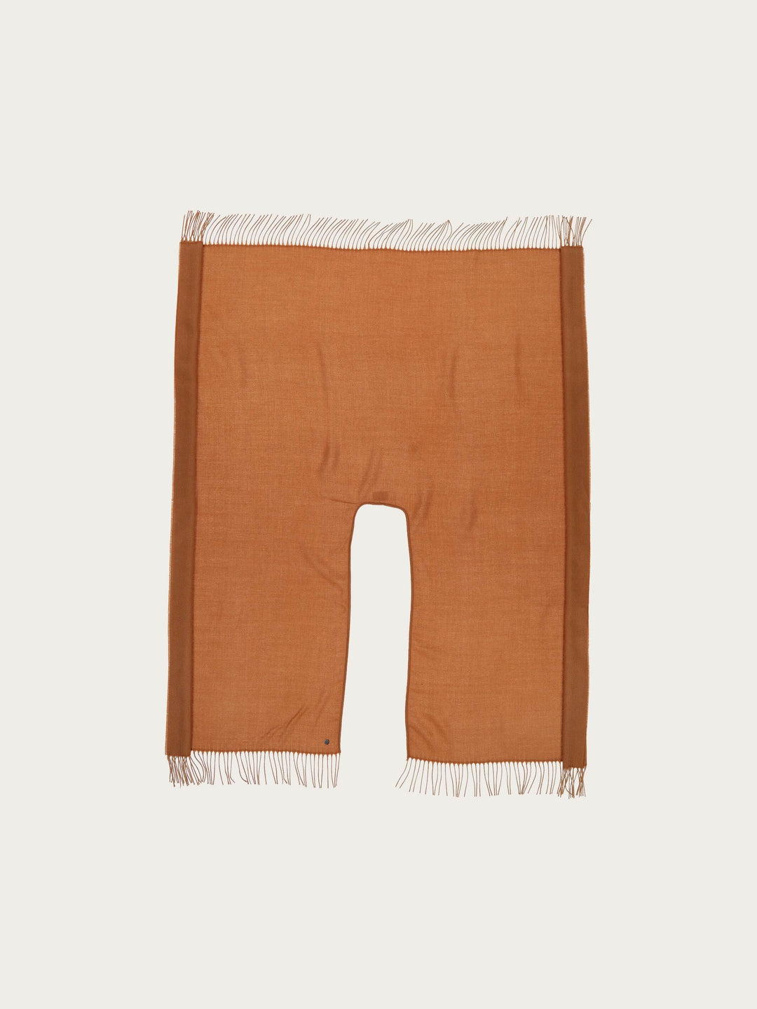 Einfarbiger Poncho aus reinem Polyacryl