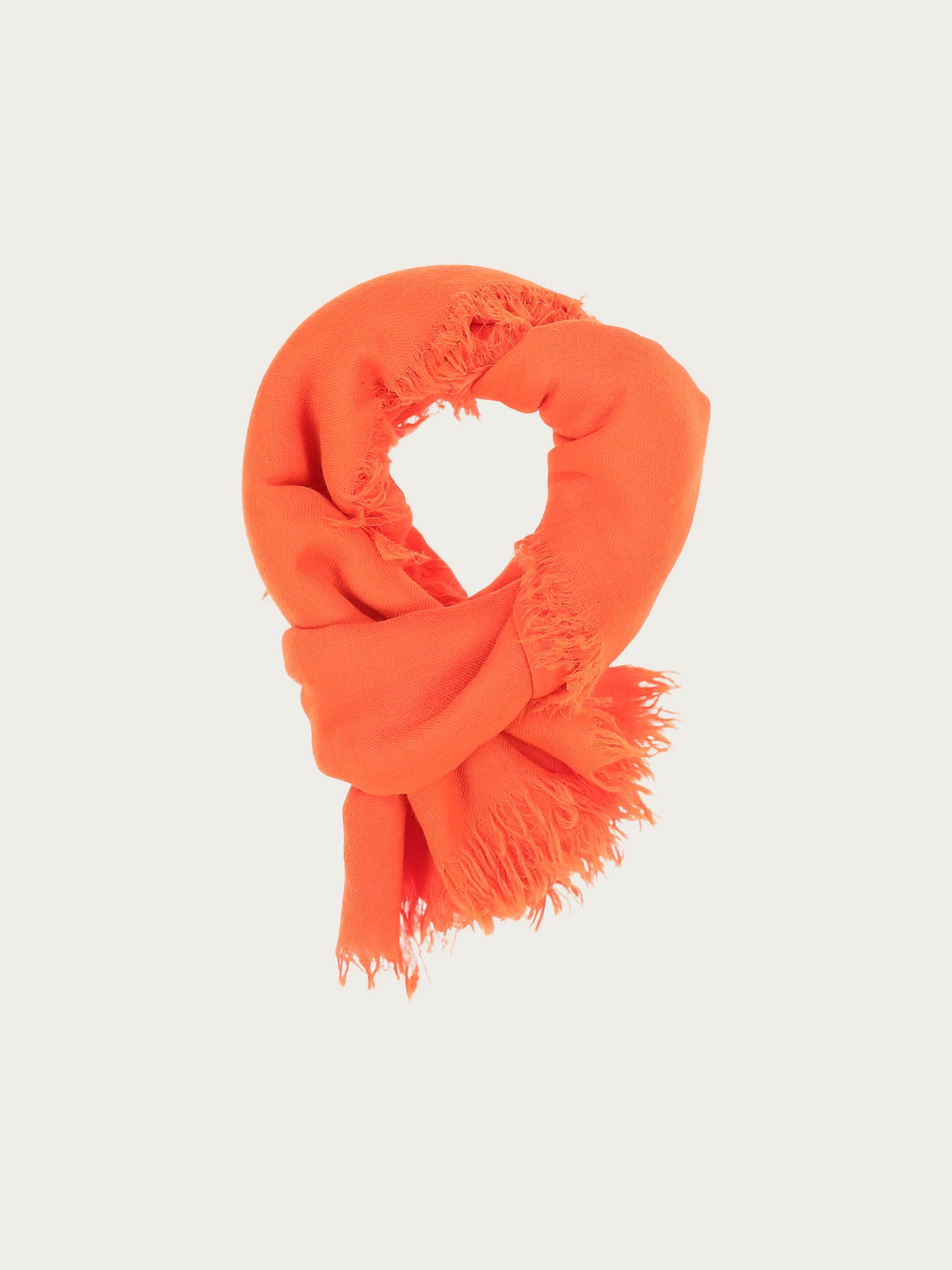 Einfarbige Stola in Seide-Wolle-Mischung