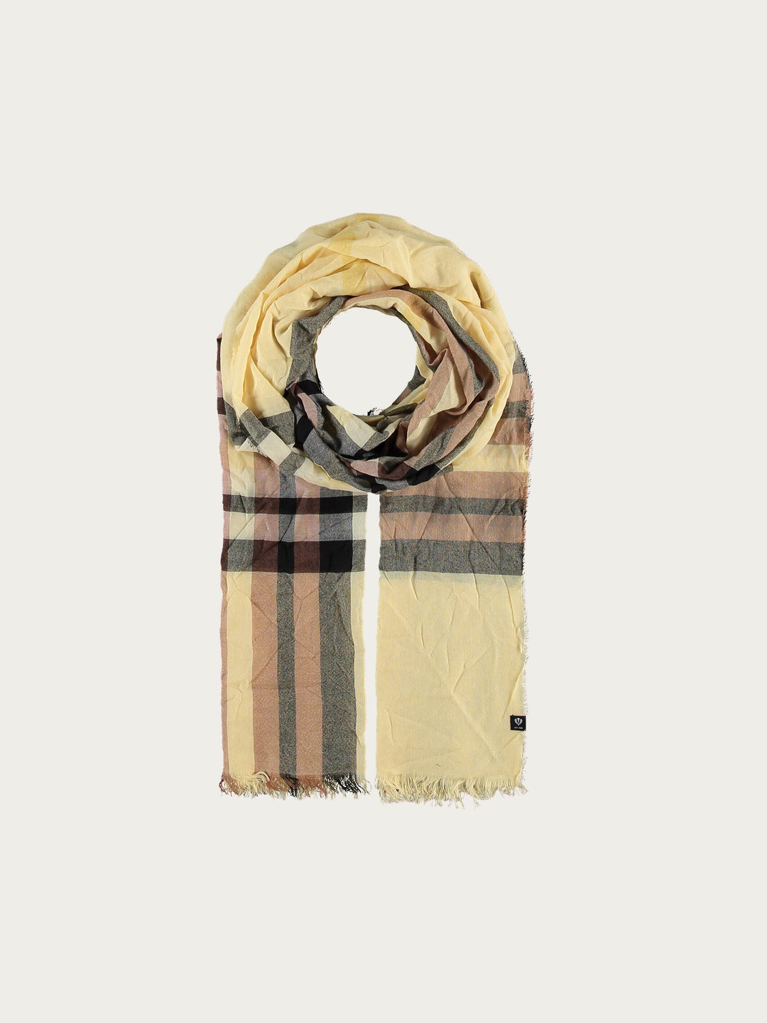 Sustainability Edition - Leichte Stola mit FRAAS Plaid Karo