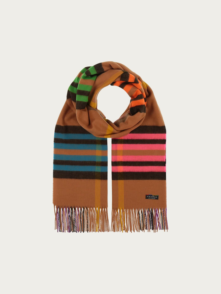 Breiter Cashmink-Schal mit FRAAS Plaid Karo