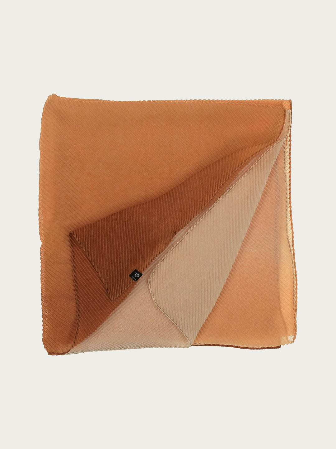 Plissee-Stola mit Ombré-Effekt