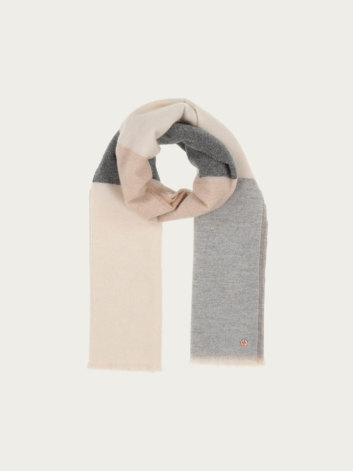 Kaschmirstola mit Block-Karos