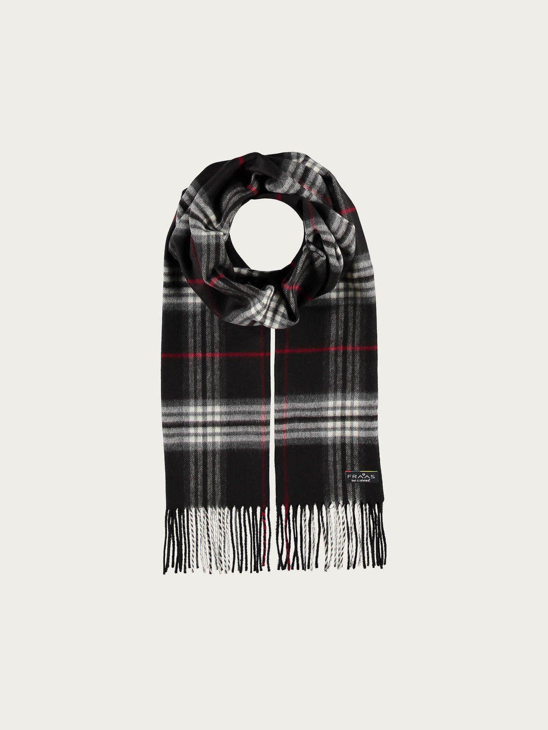 Schmaler Cashmink-Schal mit FRAAS Plaid Karo
