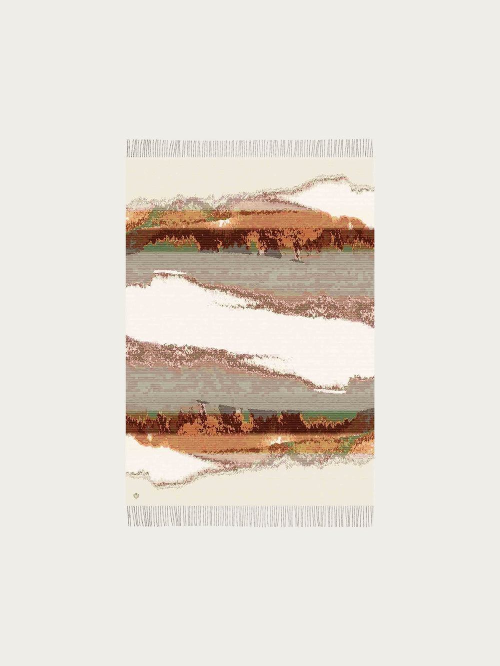 Cashmink-Decke mit Aquarell-Design - Made in Germany