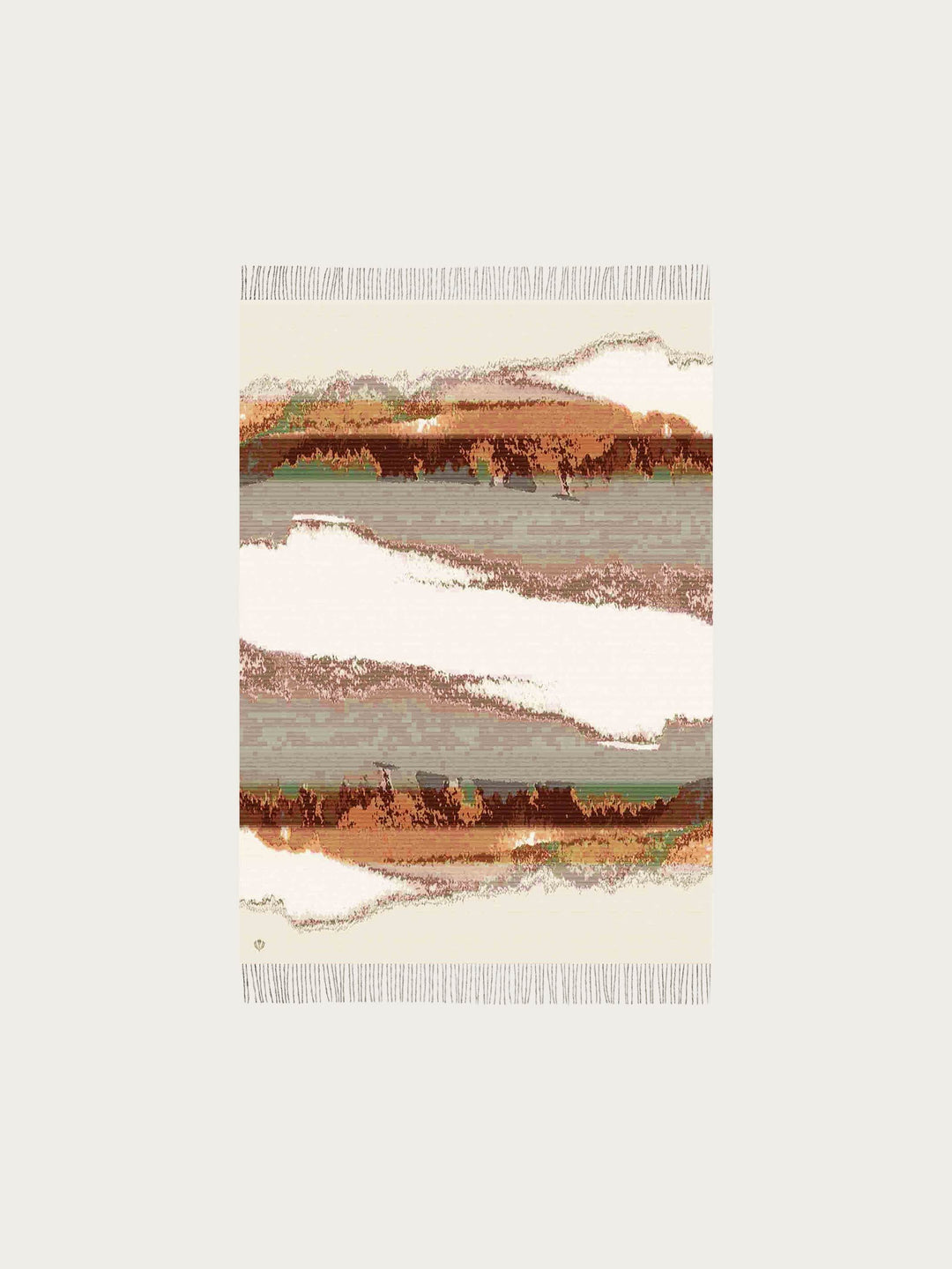Cashmink-Decke mit Aquarell-Design - Made in Germany