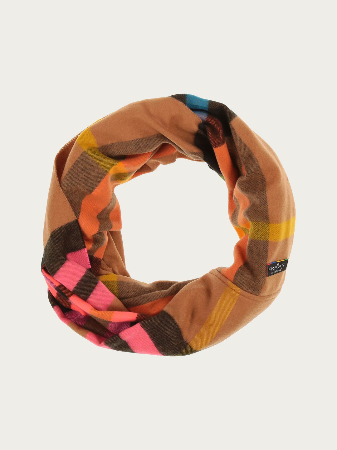Schmaler Cashmink-Loop mit FRAAS Plaid Karo