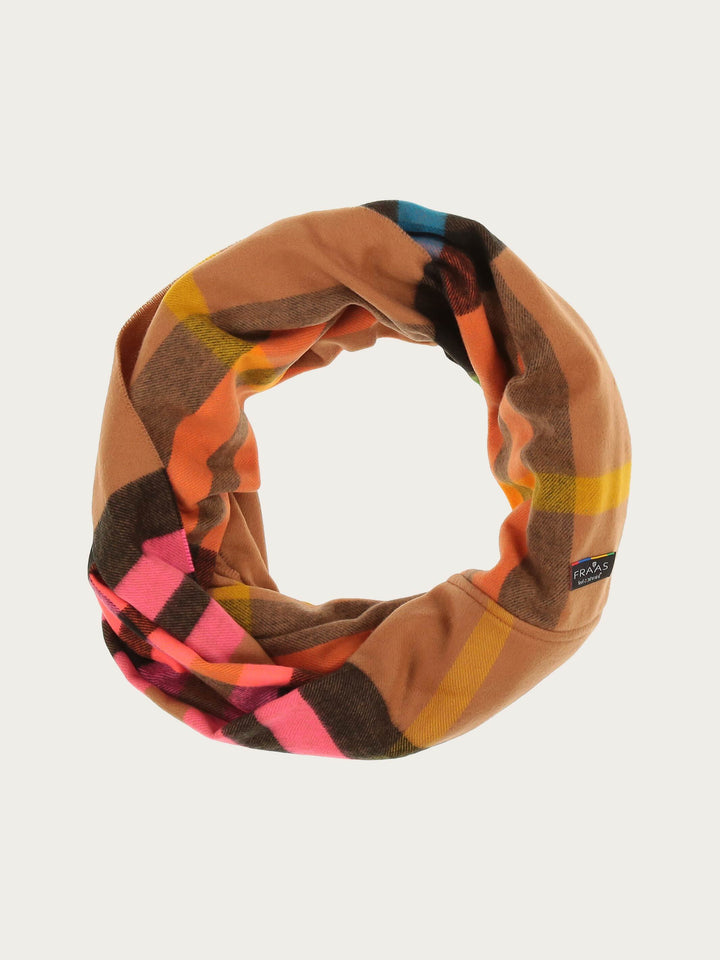 Schmaler Cashmink-Loop mit FRAAS Plaid Karo