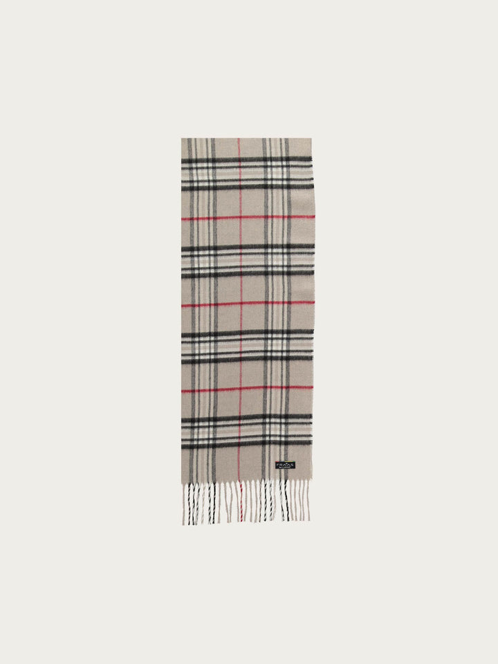 Schmaler Cashmink-Schal mit FRAAS Plaid Karo