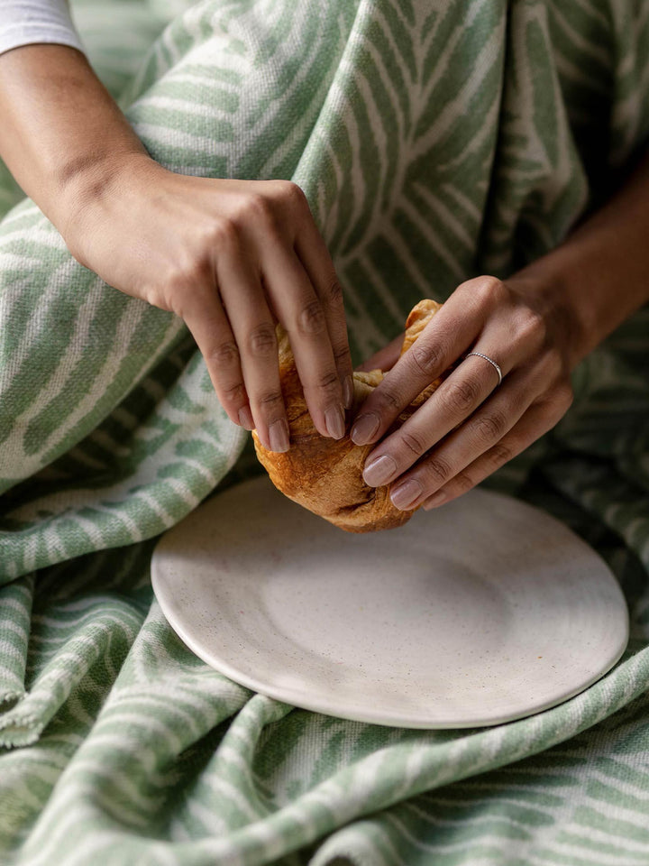 Sustainability Edition - Decke mit Blätter-Design - Made in Germany