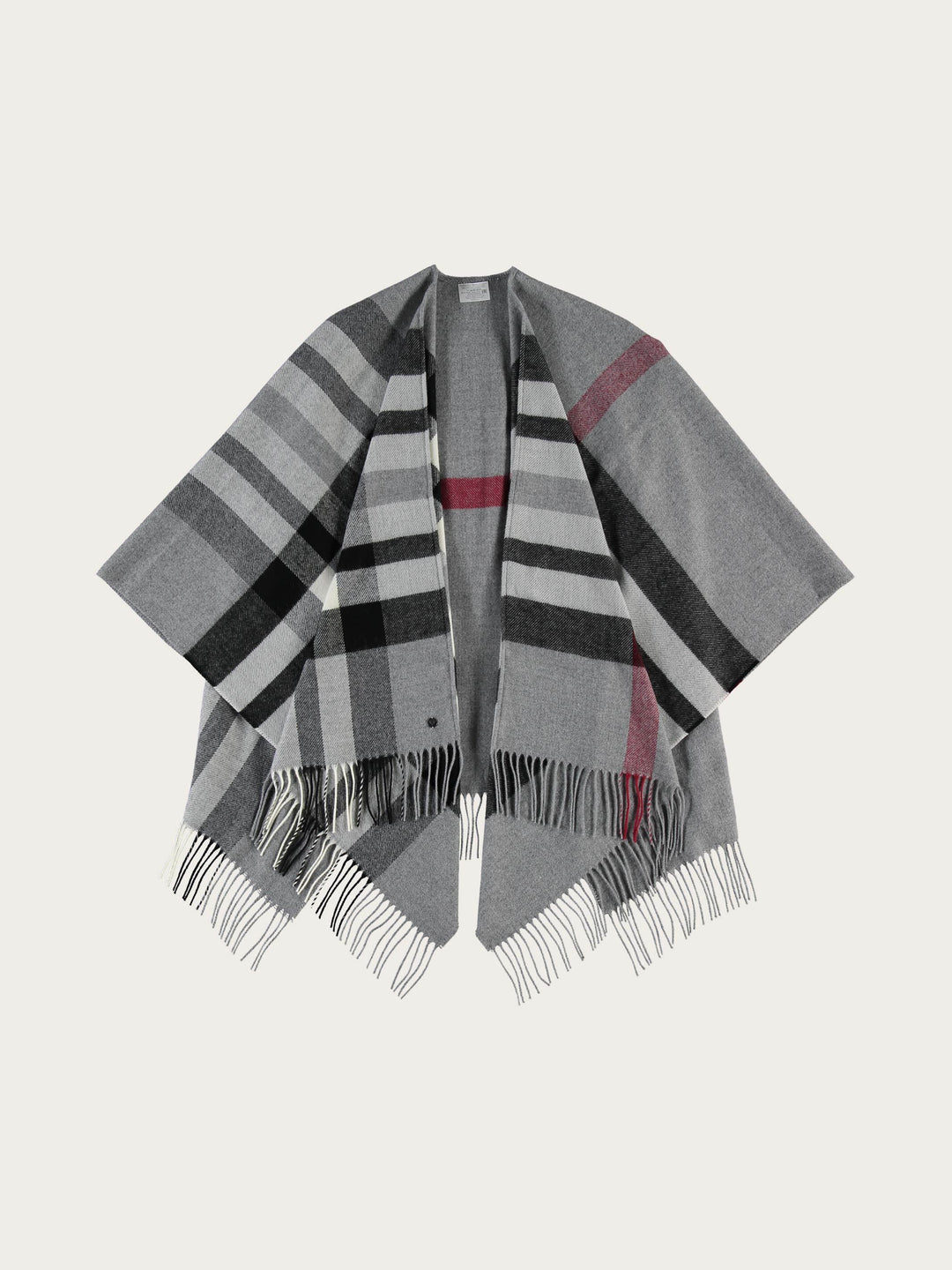 Poncho mit FRAAS Plaid Karo aus Polyacryl