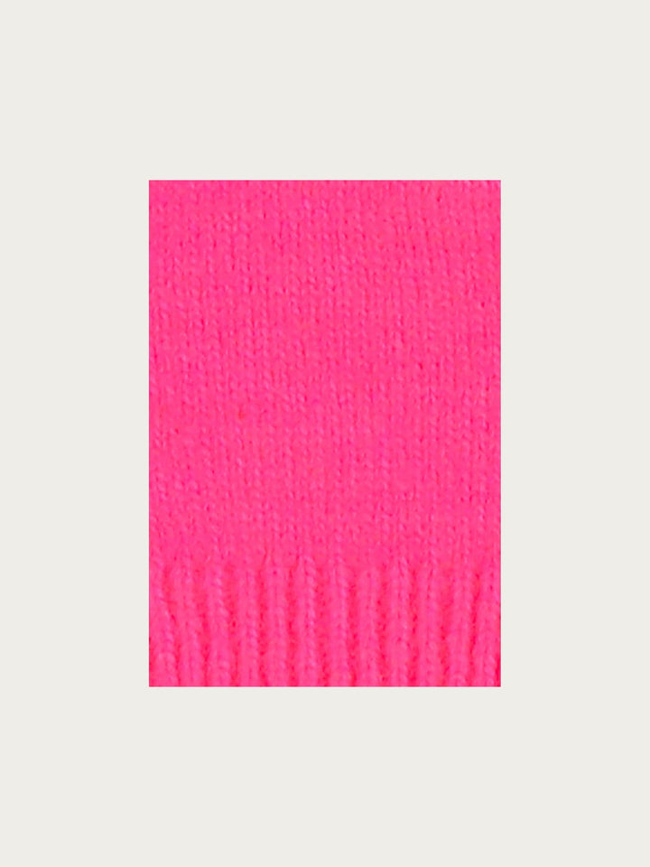 Einfarbige Strickhandschuhe in Wollmischung