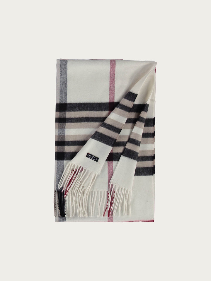 Breiter Cashmink-Schal mit FRAAS Plaid Karo