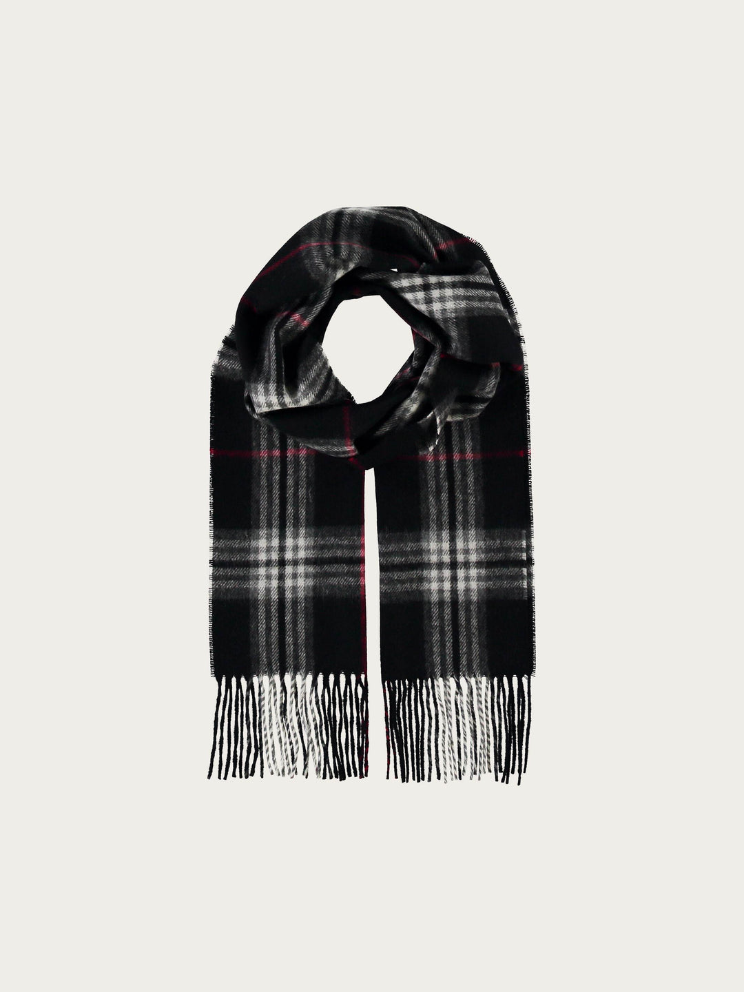 Schal in Kaschmir-/Wollmischung mit FRAAS Plaid Karo