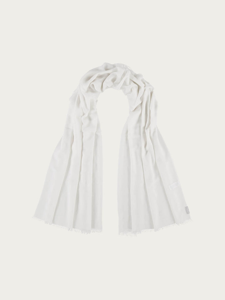 Zarte einfarbige Pashmina aus reinem Kaschmir