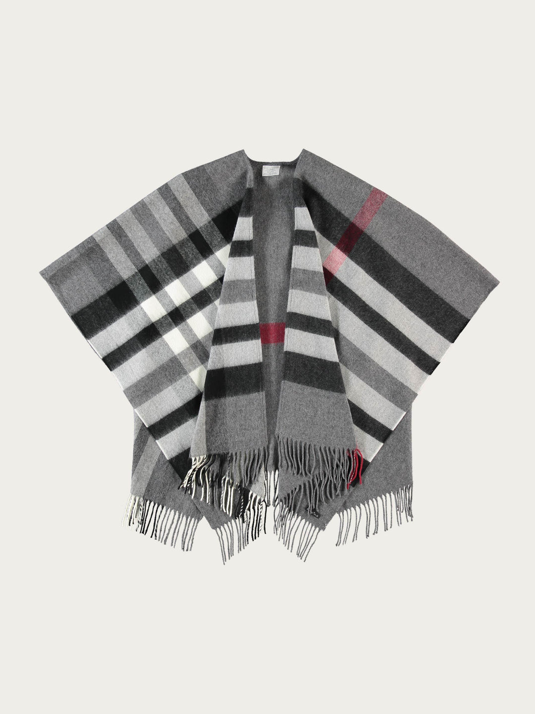 Poncho mit FRAAS Plaid Karo aus Polyacryl
