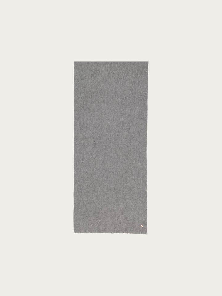 Einfarbiger Schal aus reinem Kaschmir