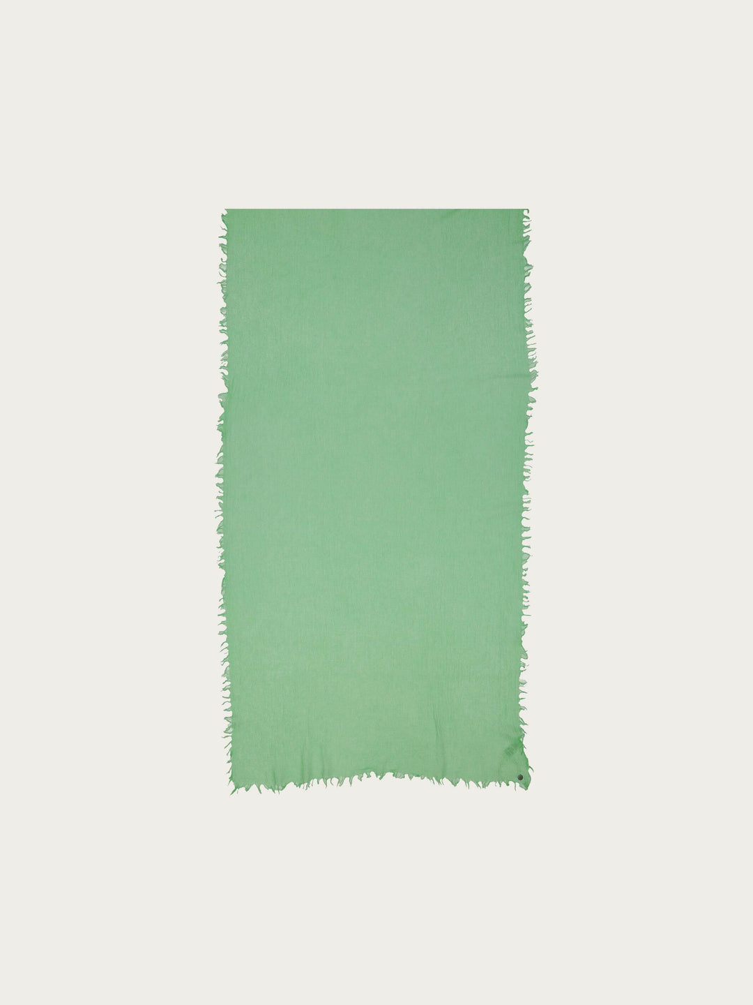 Einfarbige Wollstola mit Fransen