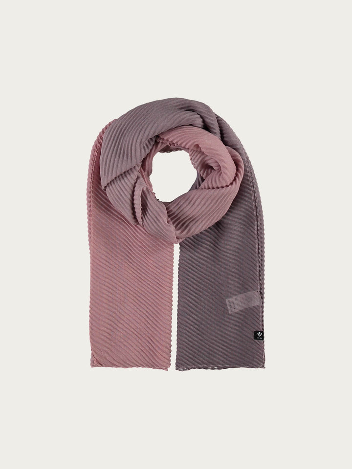 Plissee-Stola mit Ombré-Effekt