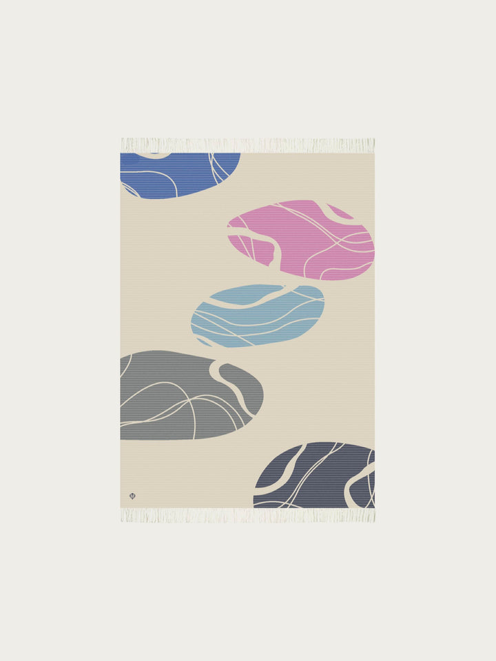 Sustainability Edition - Cashmink-Decke mit Kieselstein-Design - Made in Germany