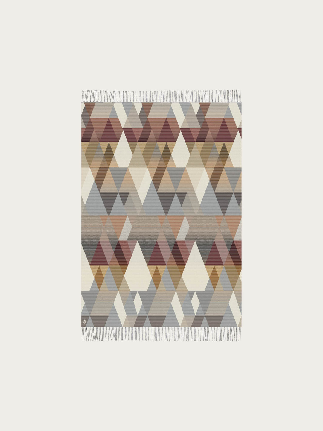 Cashmink-Decke mit Dreieck-Design - Made in Germany