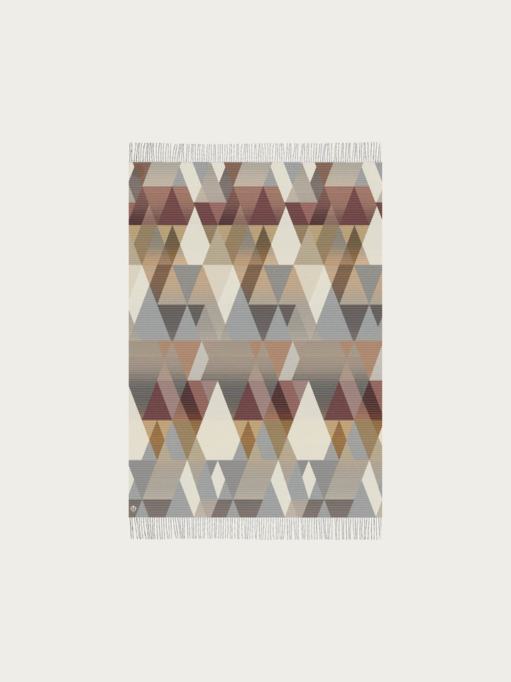 Cashmink-Decke mit Dreieck-Design - Made in Germany