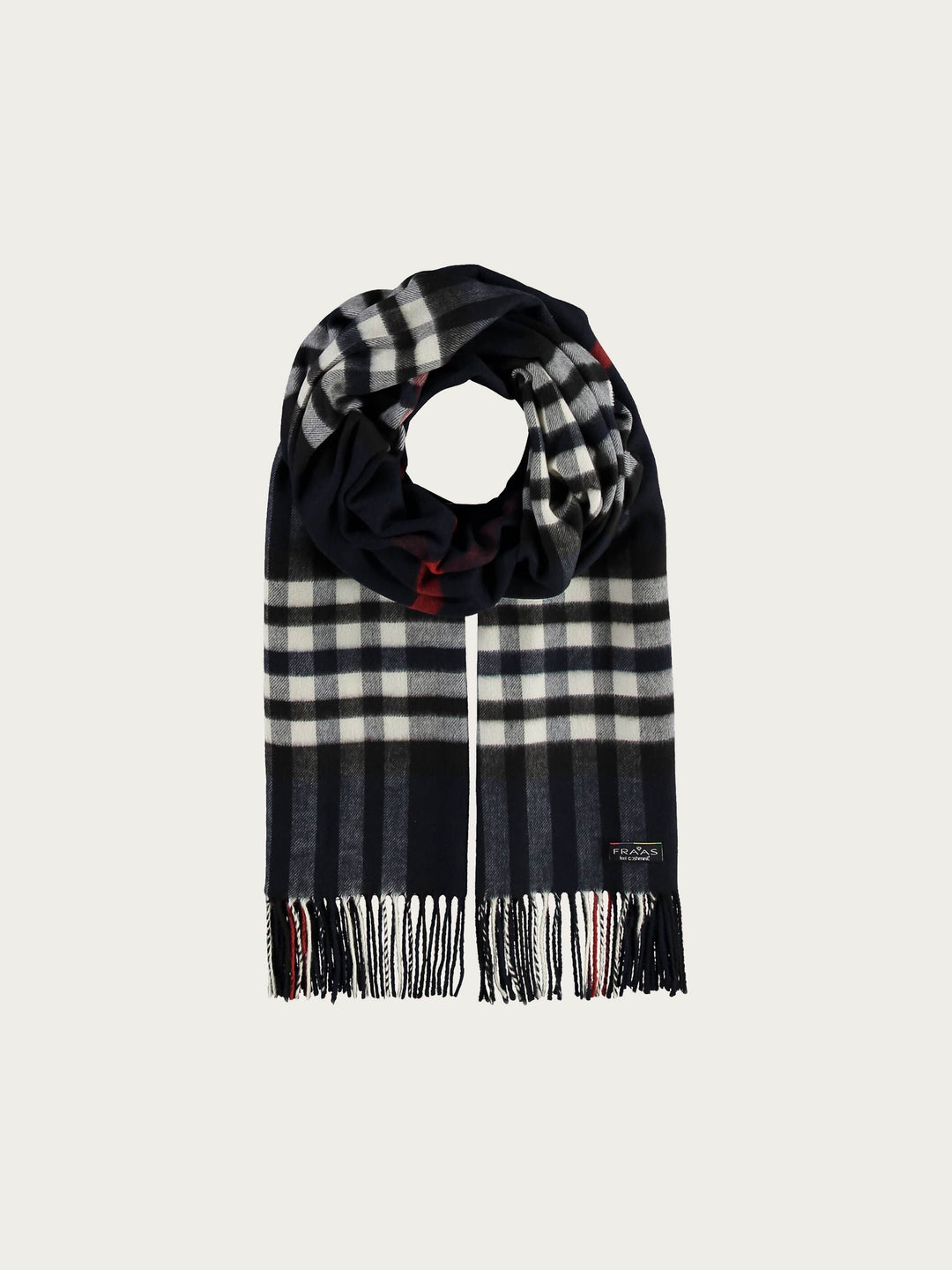 Breiter Cashmink-Schal mit FRAAS Plaid Karo