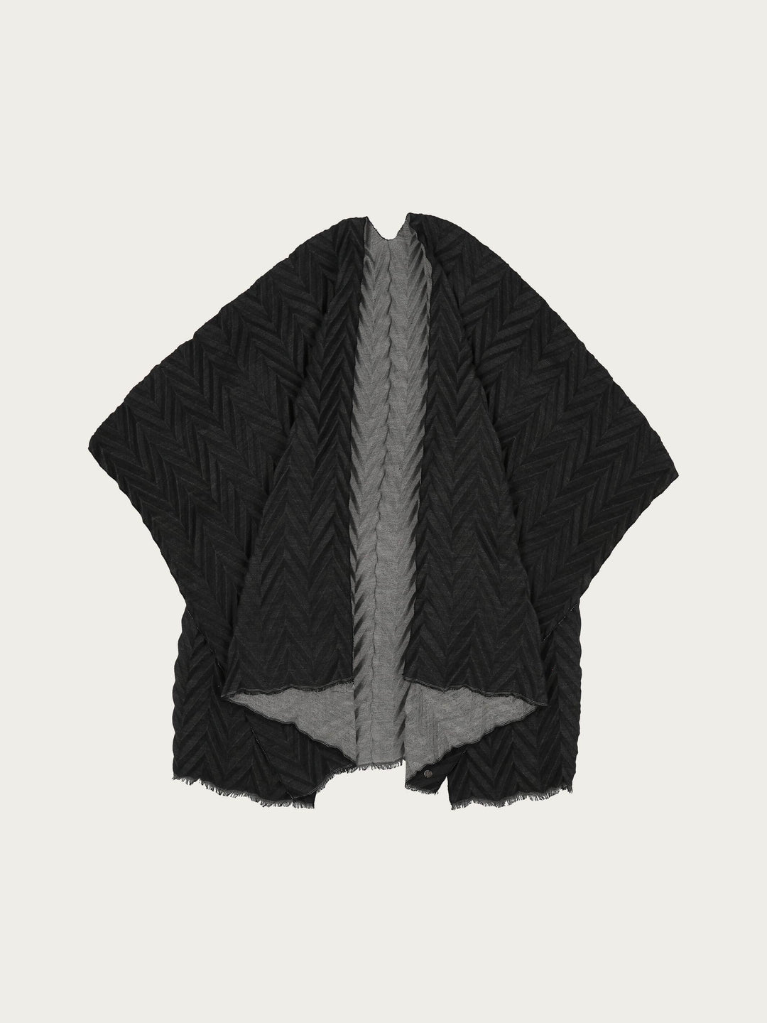 Plissierter Damen Poncho