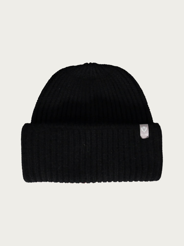 Grobstrick-Mütze aus reinem Kaschmir