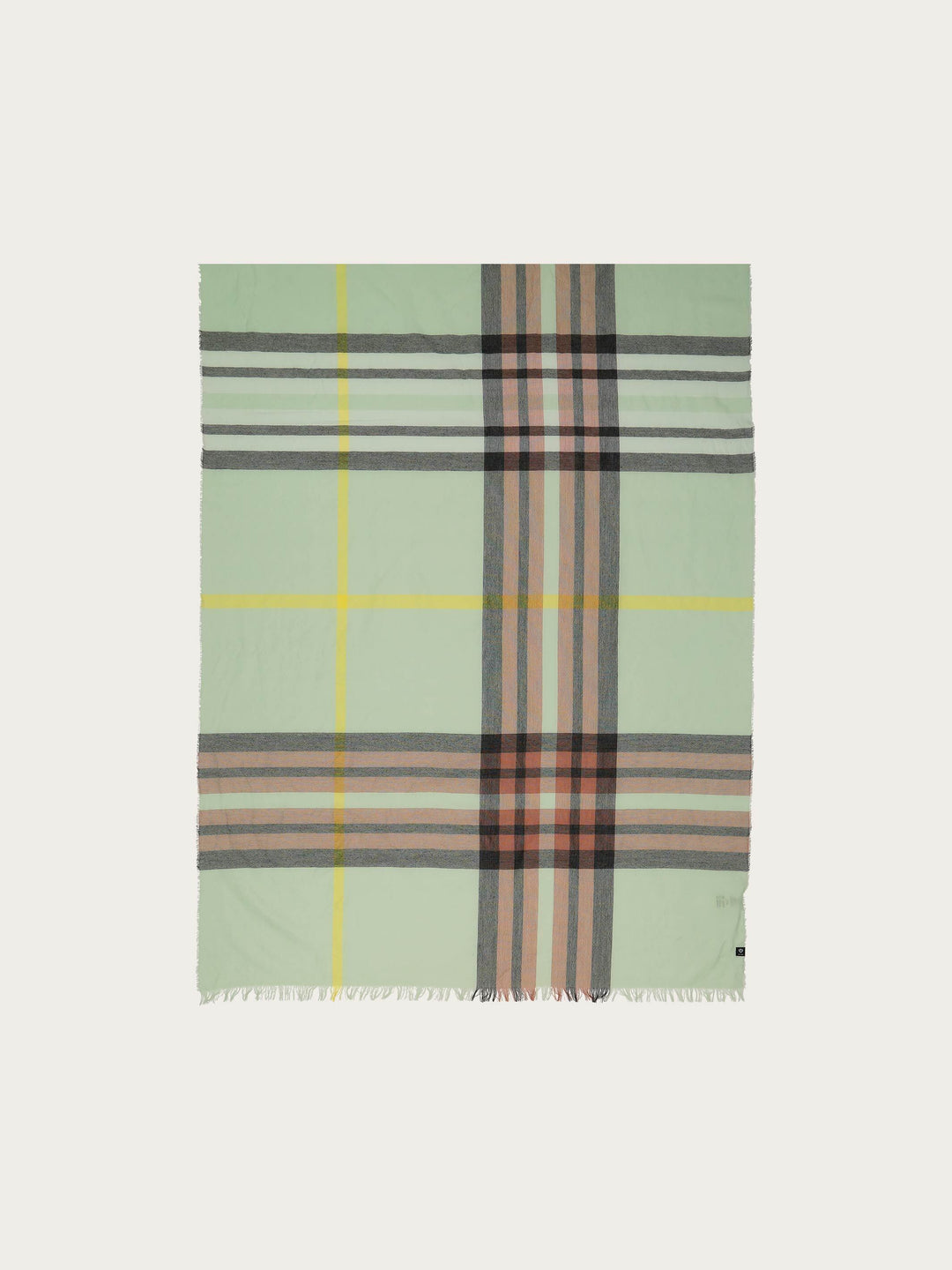 Sustainability Edition - Leichte Stola mit FRAAS Plaid Karo