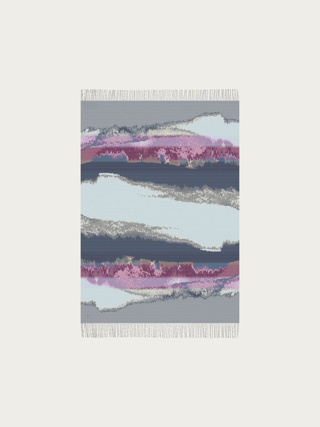 Cashmink-Decke mit Aquarell-Design - Made in Germany