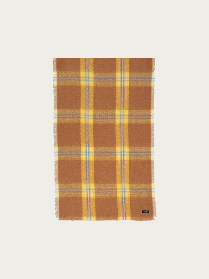 Cashmink-Stola mit XL Karo-Design