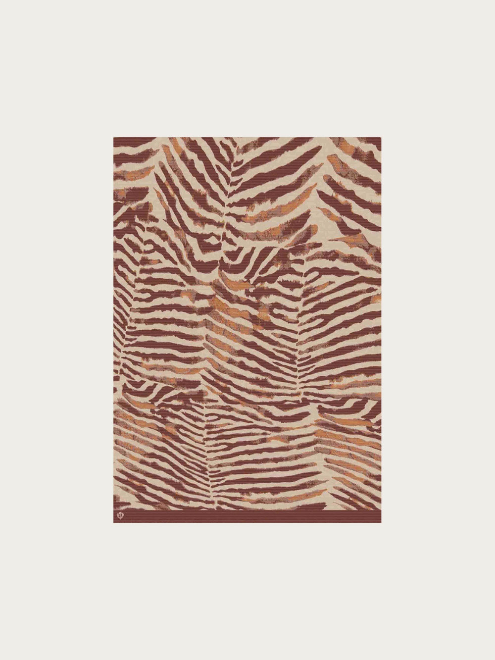 Cashmink-Decke mit Zebra-Design - Made in Germany