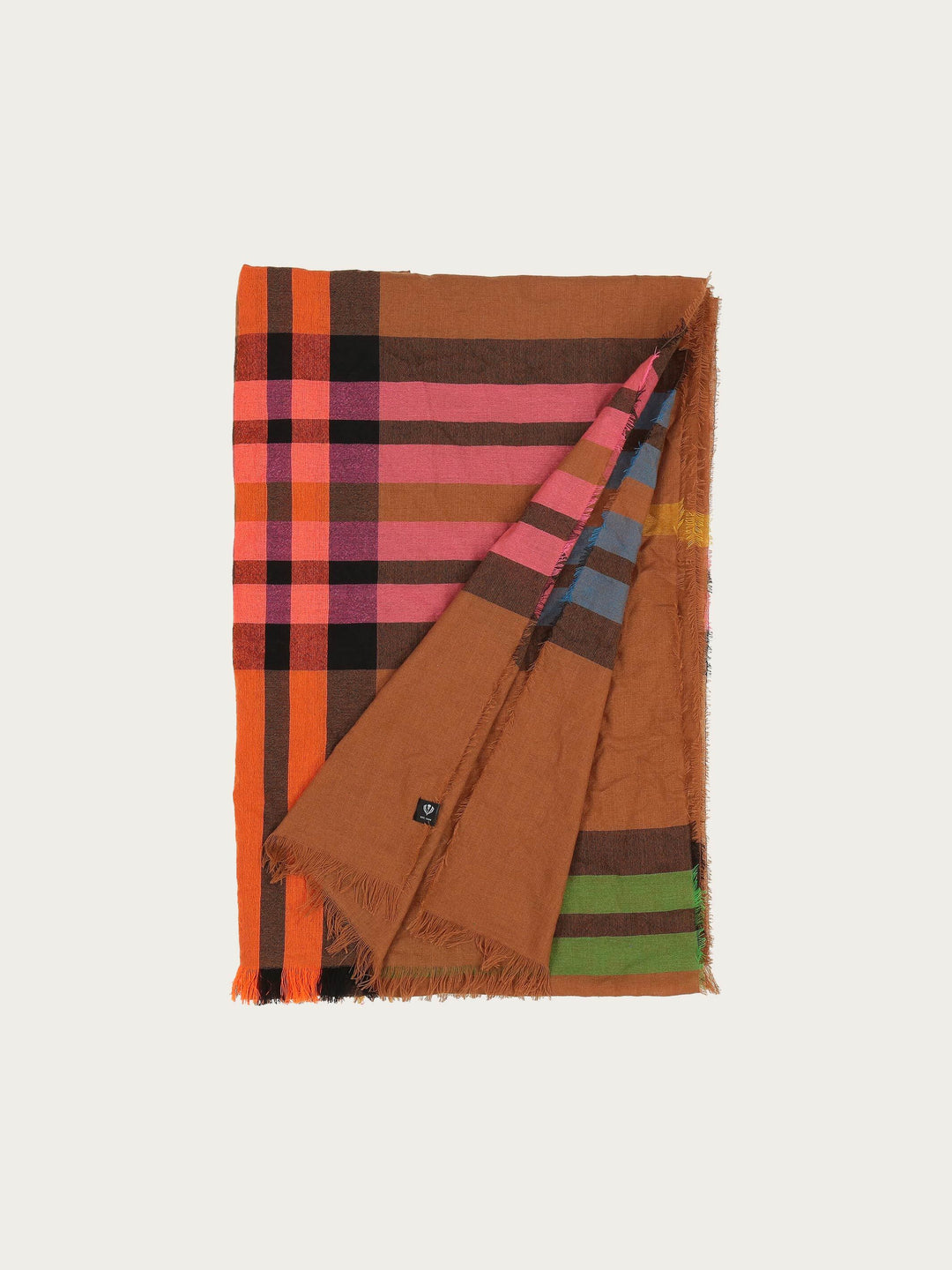 Sustainability Edition - Leichte Stola mit FRAAS Plaid Karo