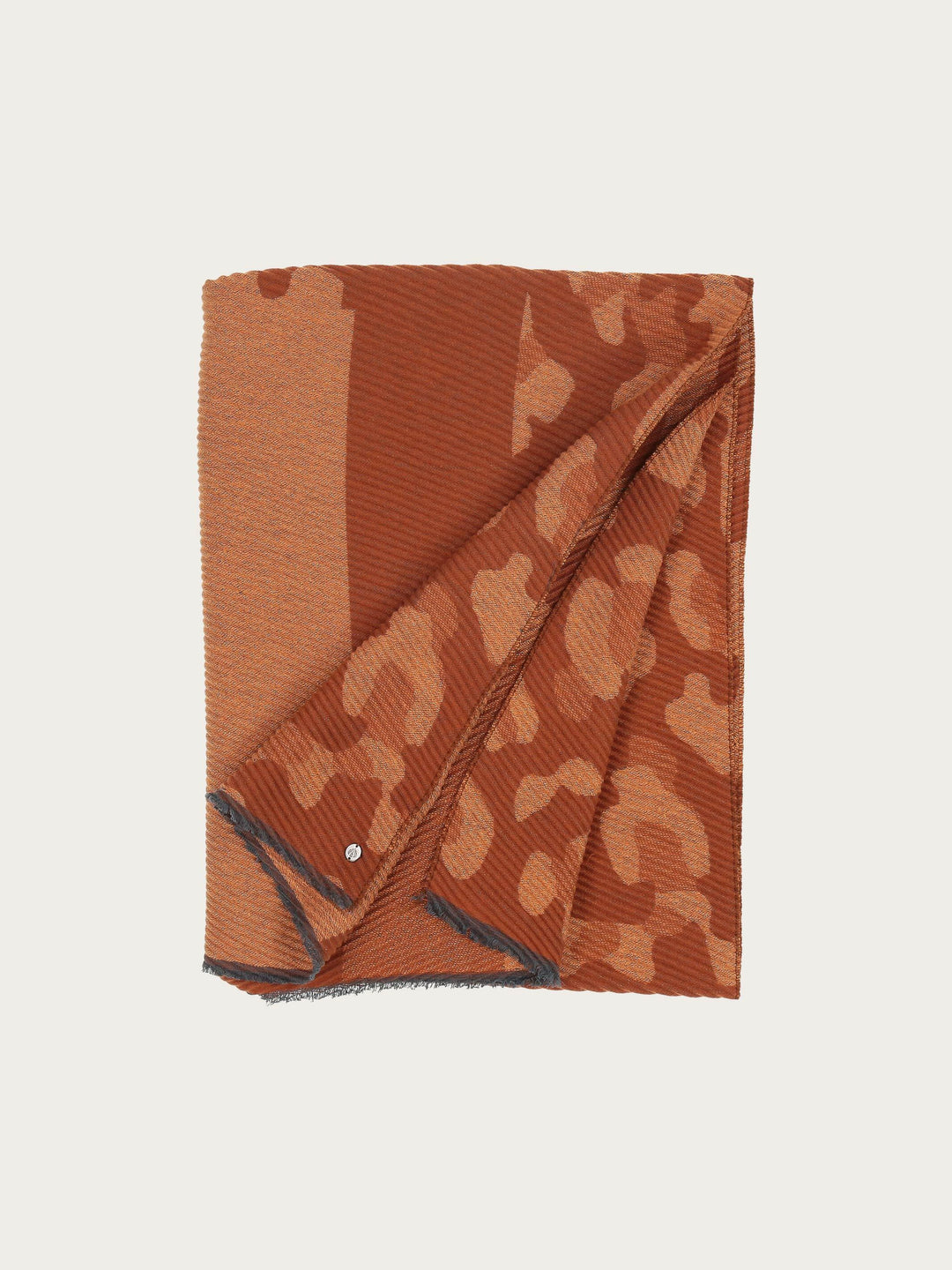 Plissee-Schal mit Animal-Design