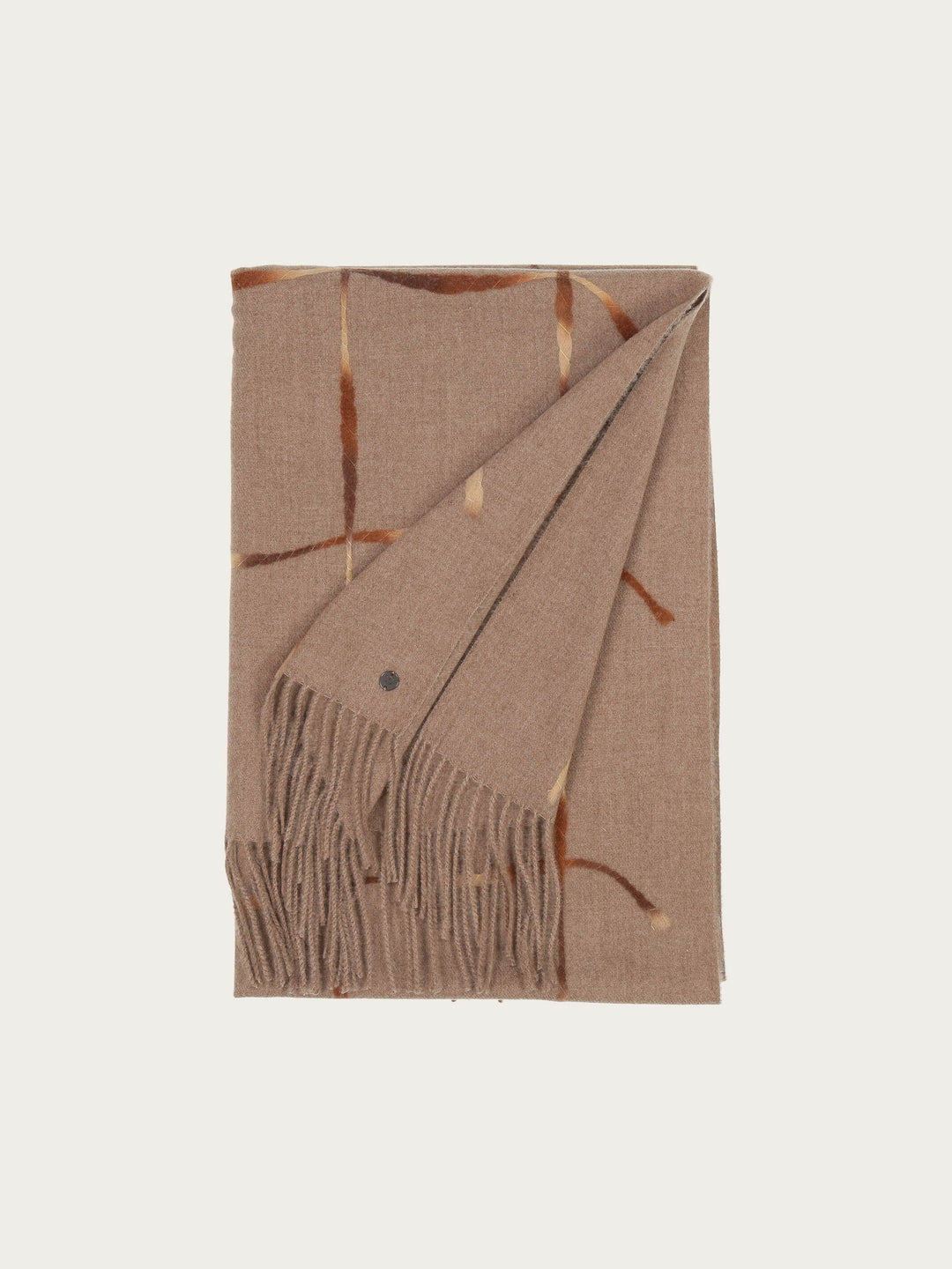 Cashmink-Stola mit Window Pane Karo