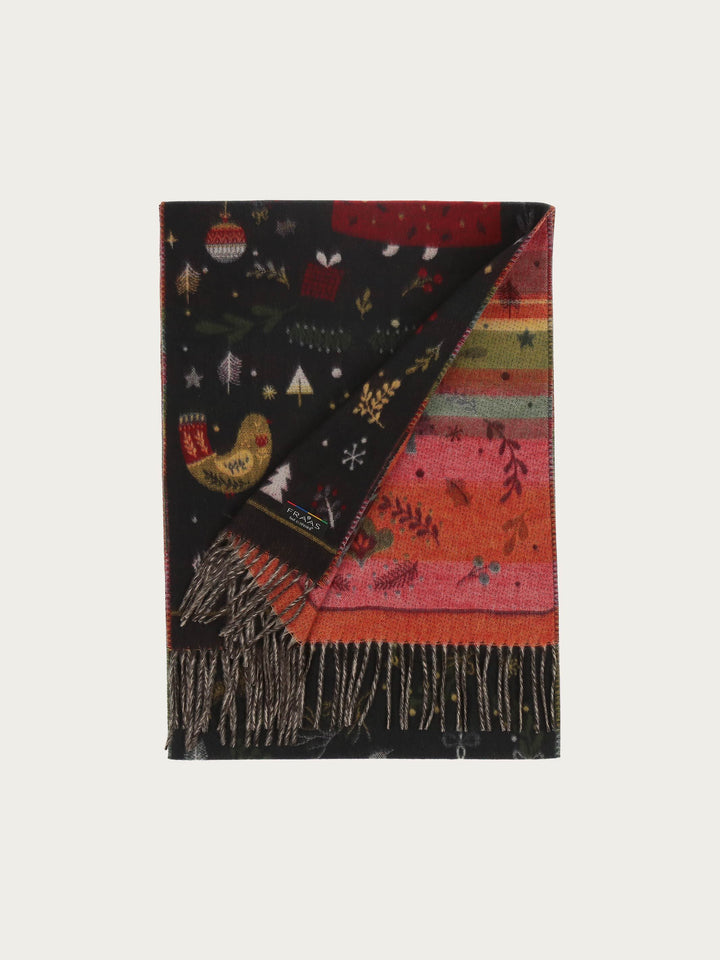 Cashmink-Schal mit Weihnachts-Design