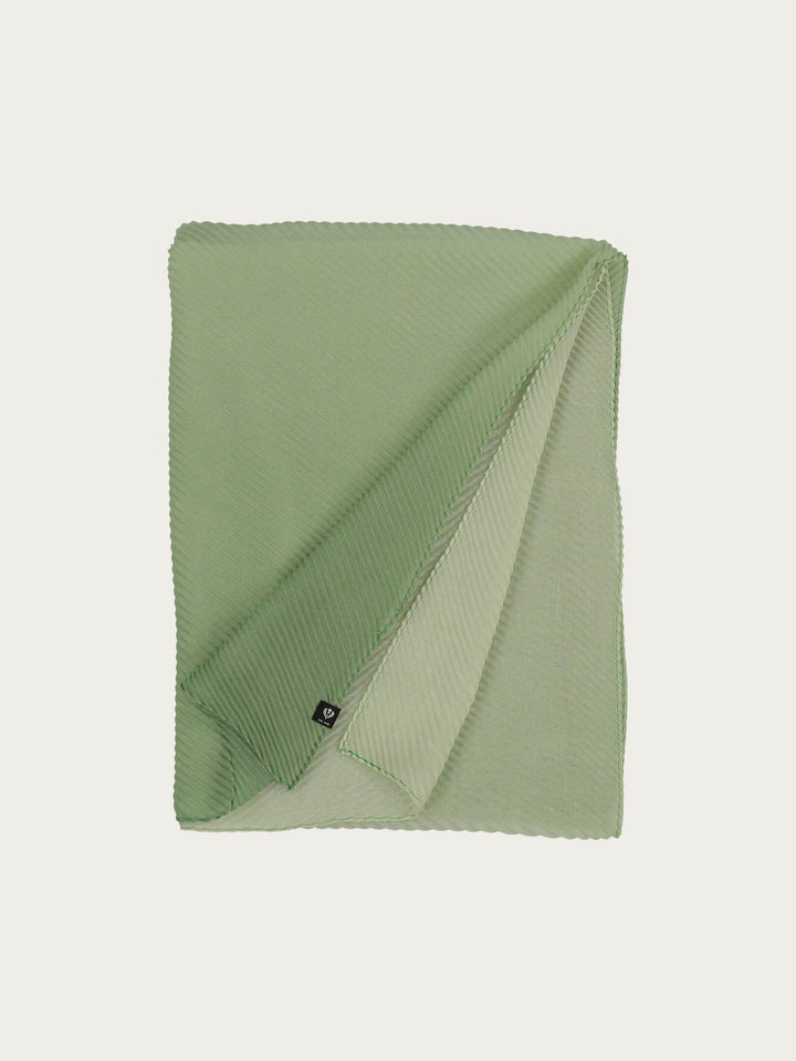 Plissee-Stola mit Ombré-Effekt