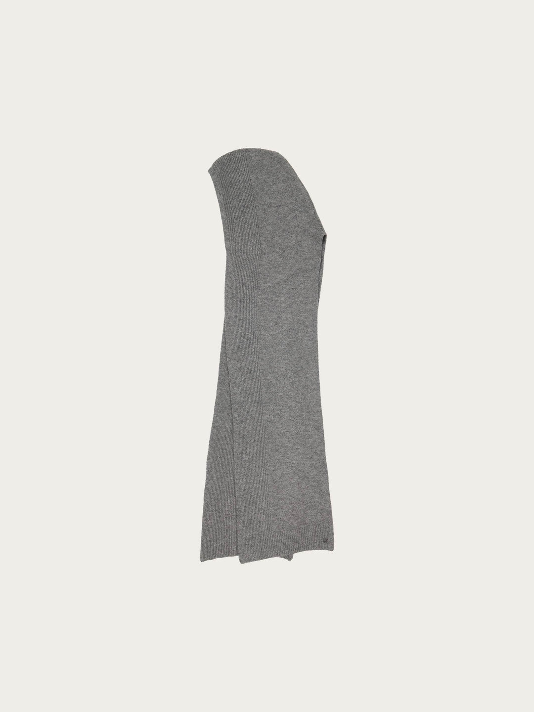 Sustainability Edition - Gerippter Strick-Kapuzenschal in Wollmischung