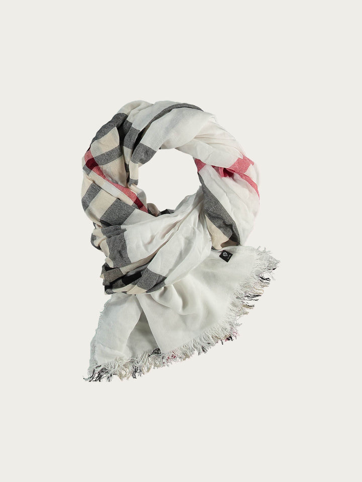 Sustainability Edition - Leichte Stola mit FRAAS Plaid Karo