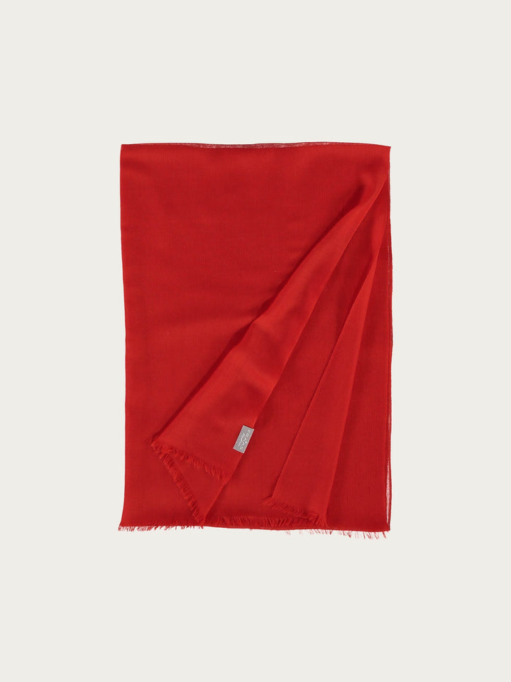 Zarte einfarbige Pashmina aus reinem Kaschmir