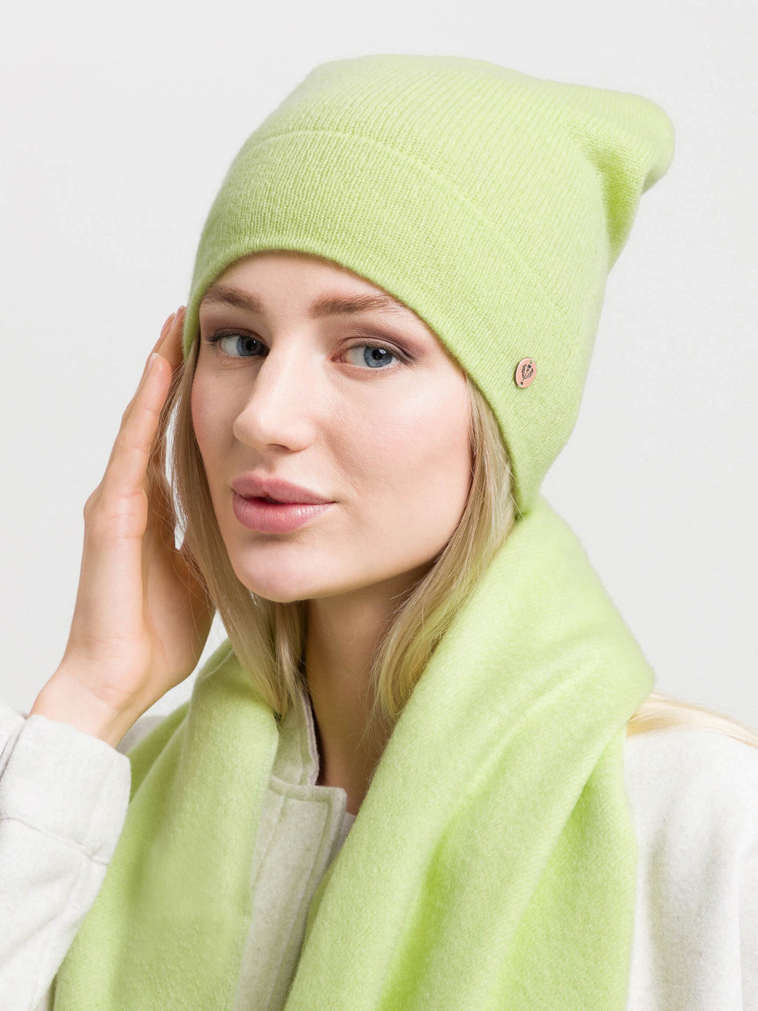 Strickmütze aus reinem Kaschmir