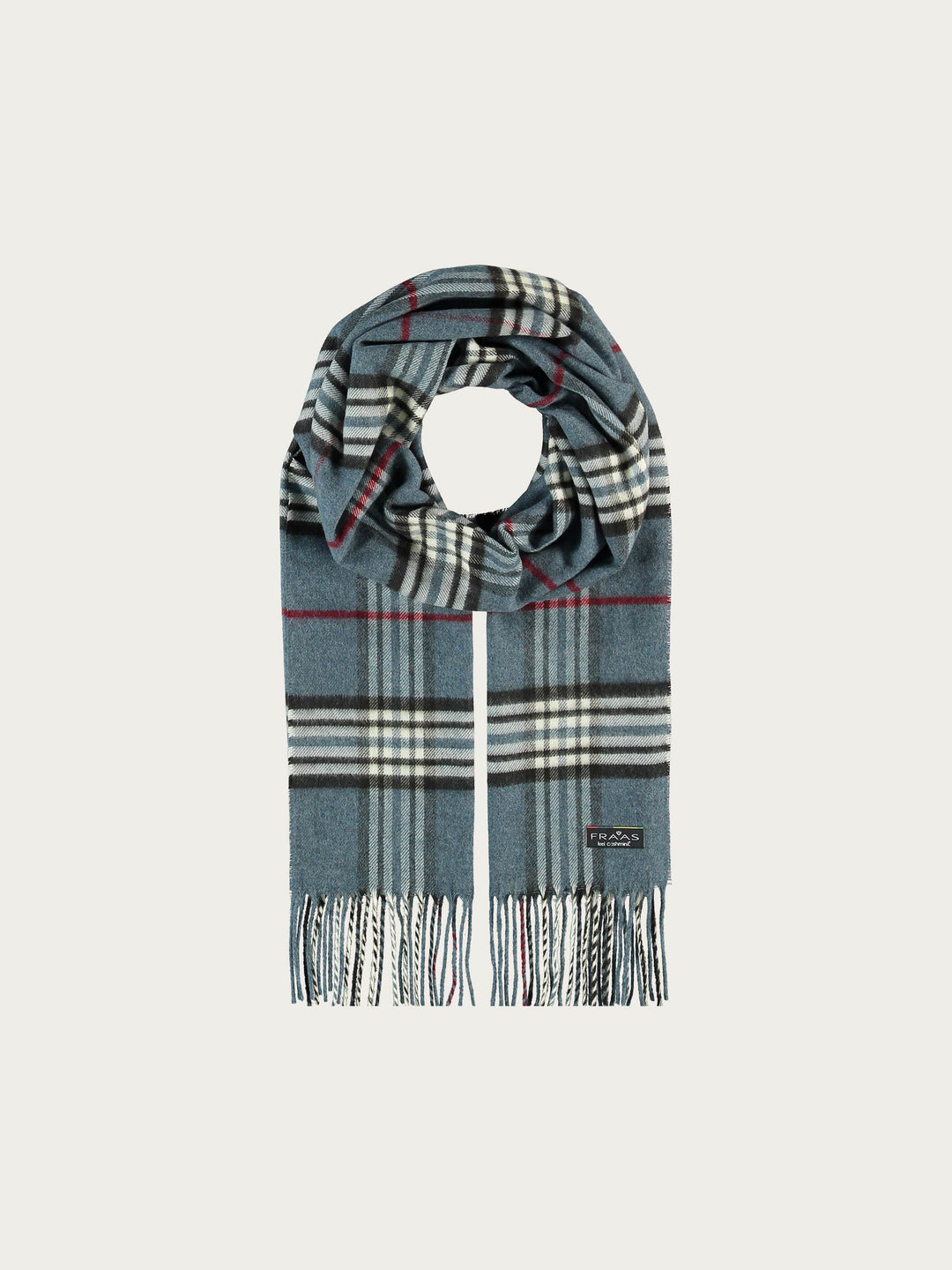 Schmaler Cashmink-Schal mit FRAAS Plaid Karo